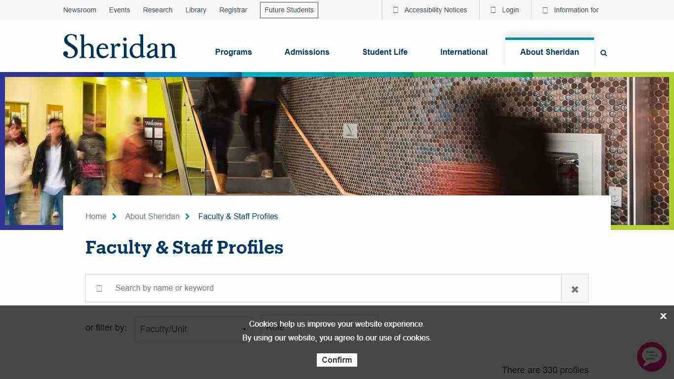 Faculty & Staff Profiles | About Sheridan | Sheridan College